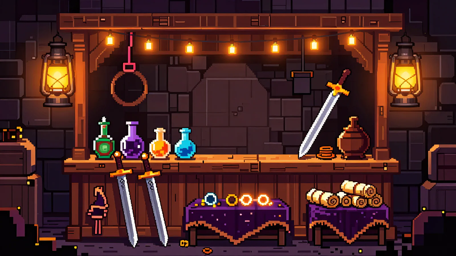 Dungeon merchant bazaar